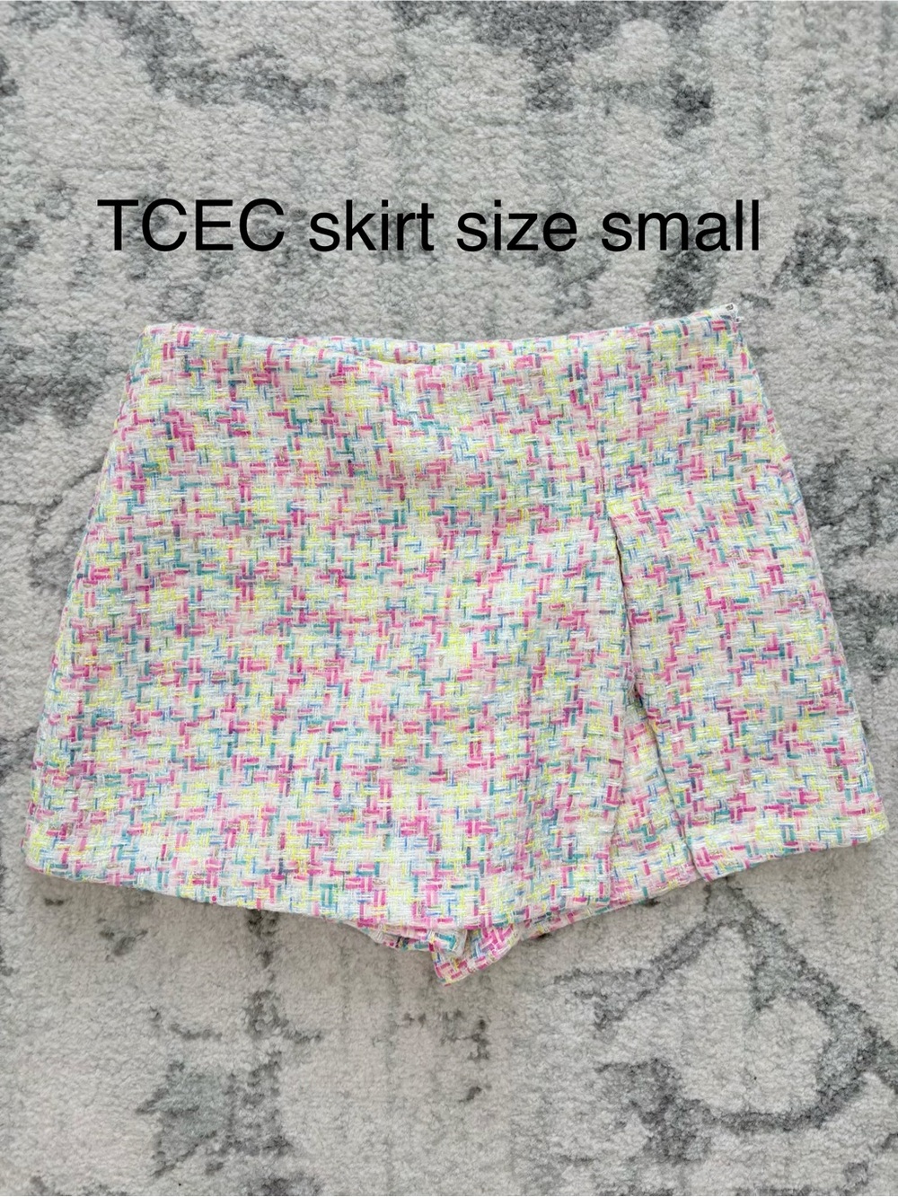 TCEC Tweed Short Skort Size Small